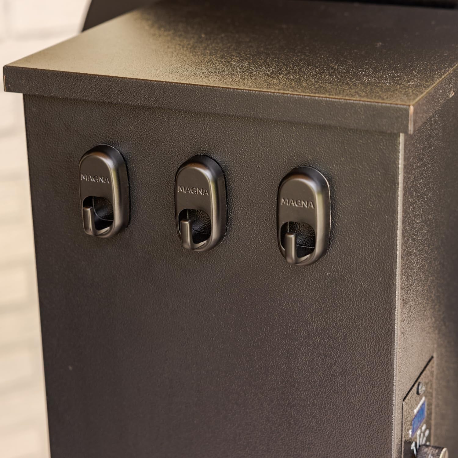 Pellet Smoker Grill Magnetic Hooks 3 Pack - Use to Hang Your Grilling Utensils and Accessories - Compatible with Pellet Grill Smokers like Traeger, Pit Boss, Z Grills, Camp Chef