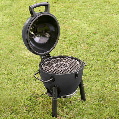 E86714 AKORN Jr. Kamado, Ash Portable Charcoal Grill