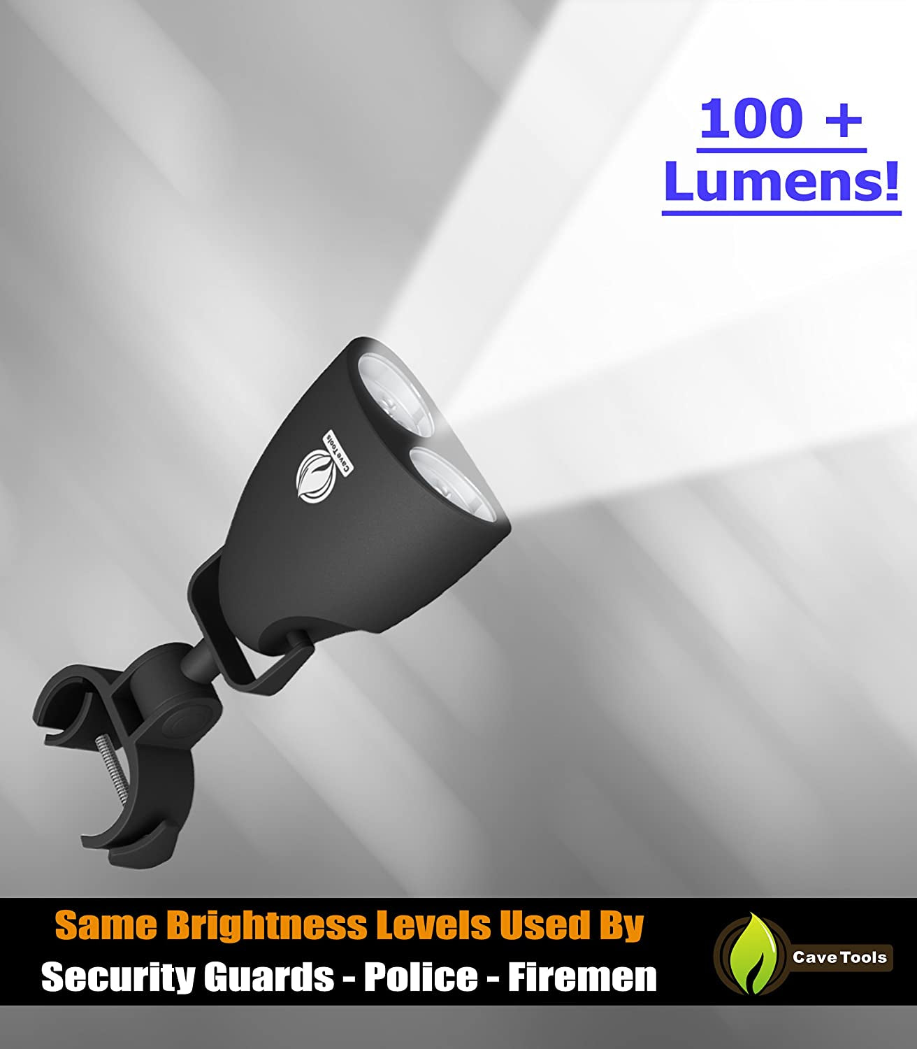 Barbecue Grill Light for Outdoor Grill - Fits round & Square Bars on Any BBQ Pit - 10 LED for Grilling at Night - BBQ Grill and Smoker Accessories