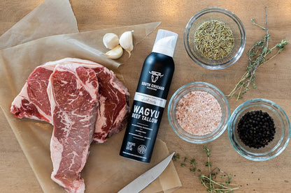 South Chicago Packing Wagyu Beef Tallow Spray, 7 Ounces Liquid, Paleo-Friendly, Keto-Friendly, 100% Pure Wagyu