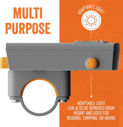 ™ Bright BBQ LED Grill Handle Light, Patent Pending Rechargeable LED Light Fits Most Outdoor Grills, Water + Heat Resistant, Perfect BBQ Grill Gift, BBQ Gift, Perfect for Blackstone & Weber