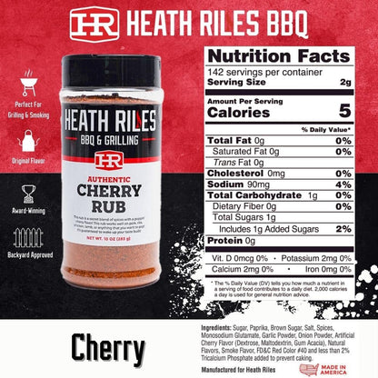 Heath Riles Apple, Cherry and Pecan Rub Seasonings Bundle