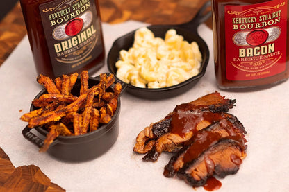 Kentucky Straight Bourbon Barbecue Sauce Bacon | | Perfect for Grilling | Condiment for Chicken, Ribs, Veggies | Rich & Savory Flavor | 12 Fl Oz