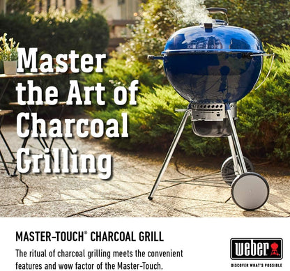 Weber Master-Touch Charcoal Grill, Deep Ocean Blue