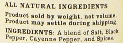 Salt Lick Original Dry Rub Seasoning - for BBQ Pit & Grill, 12 Oz