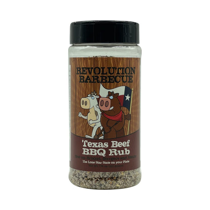 Texas and KC Rub Combo: Texas Beef BBQ Rub and Kansas City BBQ Rub for Beef, Pork, and Chicken