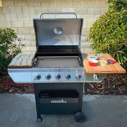 Full-Size Griddle Inserts for Home Depot Nexgrill 4 Burner 720-0830, 720-0830H, 720-0783E, Flat Top Grill Griddle for 5 Burner 720-0888N, 720-0888, 720-0697, Grills