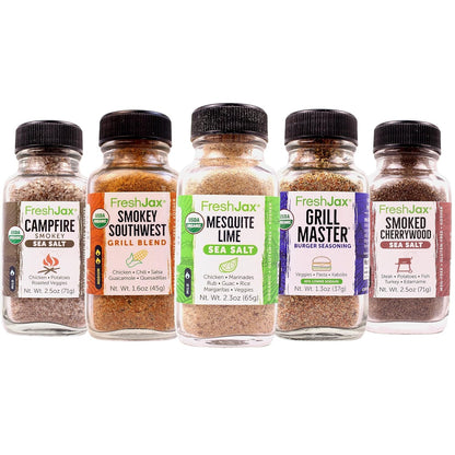 Freshjax Smoked Spices Gift Set, (Set of 5)