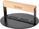 Bodkar Smash Burger Press 6 Inch, round Burger Smasher Grill Press for Griddle Bacon Press Meat Steak Press with Wood Handle