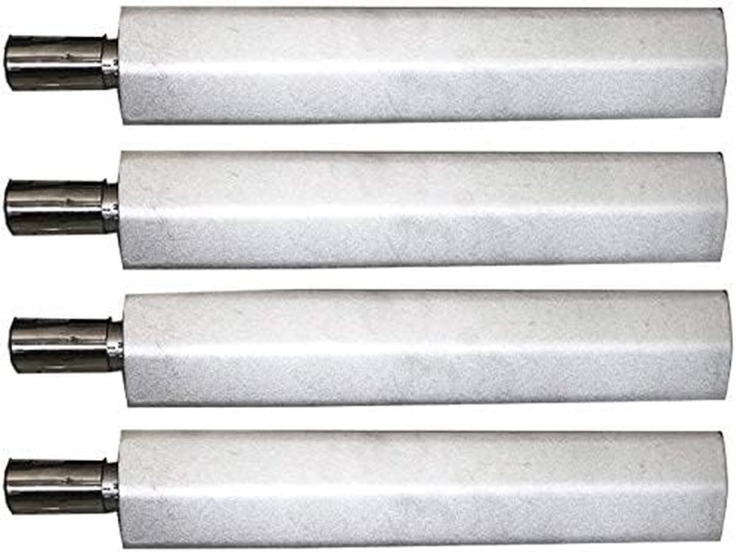 𝙐𝙥𝙜𝙧𝙖𝙙𝙚𝙙 4PC Heavy Duty Cast Stainless Steel BBQ Grill Burners Replacement Parts for Premium Gas Grills from Bull, Cal Flame Aussie Blaze Charbroil NEXGRILL Thermos Turbo Grills…