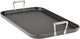 HA1 Hard Anodized Nonstick Grill/Griddle Pan 13X20 Inch Oven Broiler Safe 500F Pots and Pans, Cookware Black
