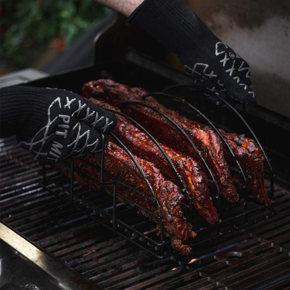 Steven Raichlen Signature Series SR8017 Stainless Steel Ultimate Rib Rack