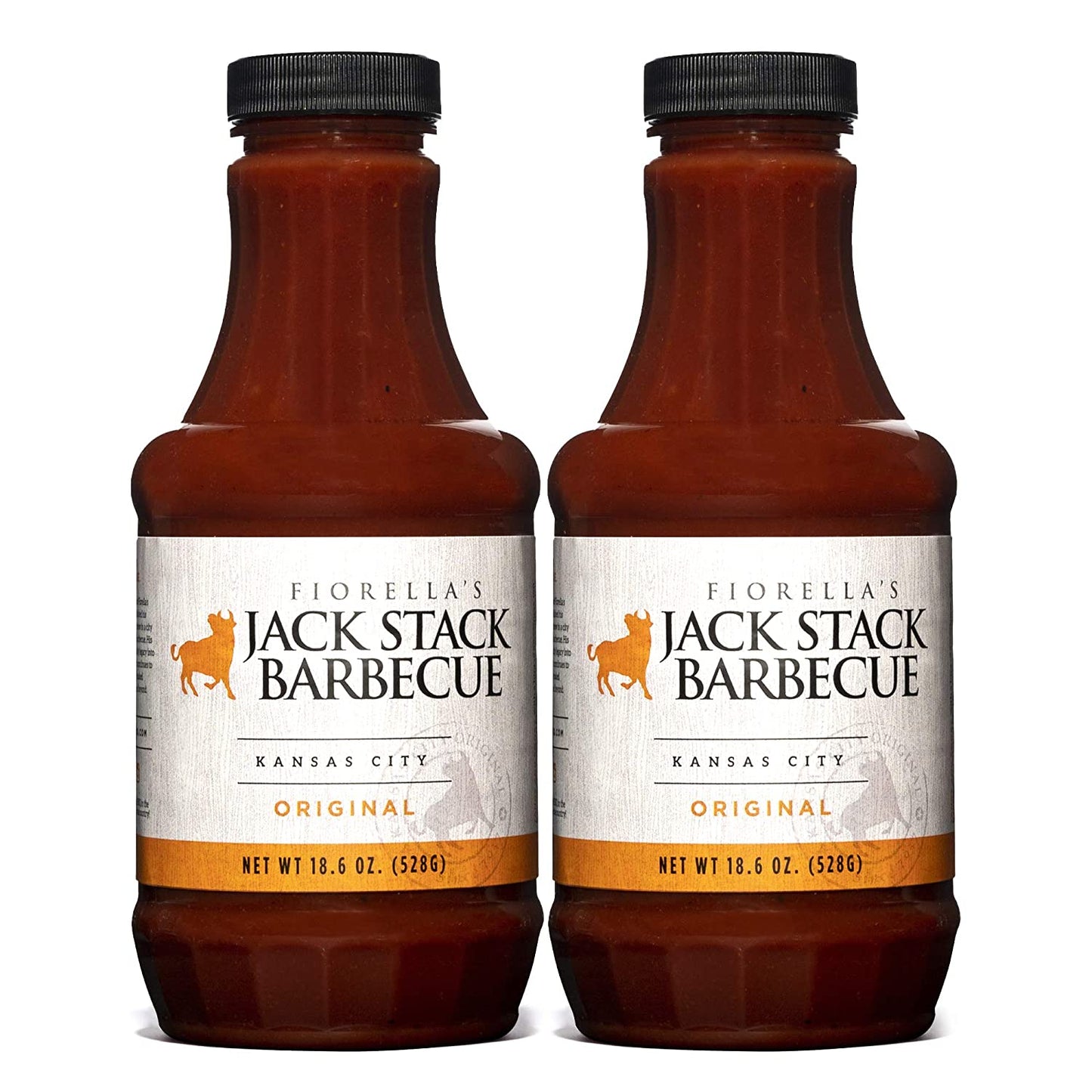 Jack Stack Barbecue Original Sauce - Kansas City BBQ Sauce - Smoked KC BBQ Sauce (2 Pack, 18Oz Bottles)