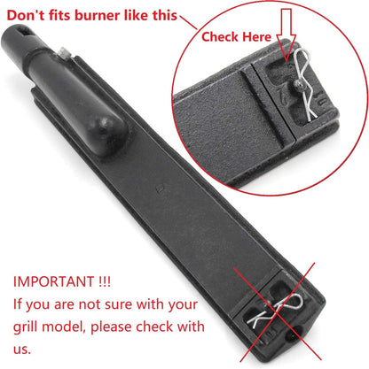 𝙐𝙥𝙜𝙧𝙖𝙙𝙚𝙙 4PC Heavy Duty Cast Stainless Steel BBQ Grill Burners Replacement Parts for Premium Gas Grills from Bull, Cal Flame Aussie Blaze Charbroil NEXGRILL Thermos Turbo Grills…