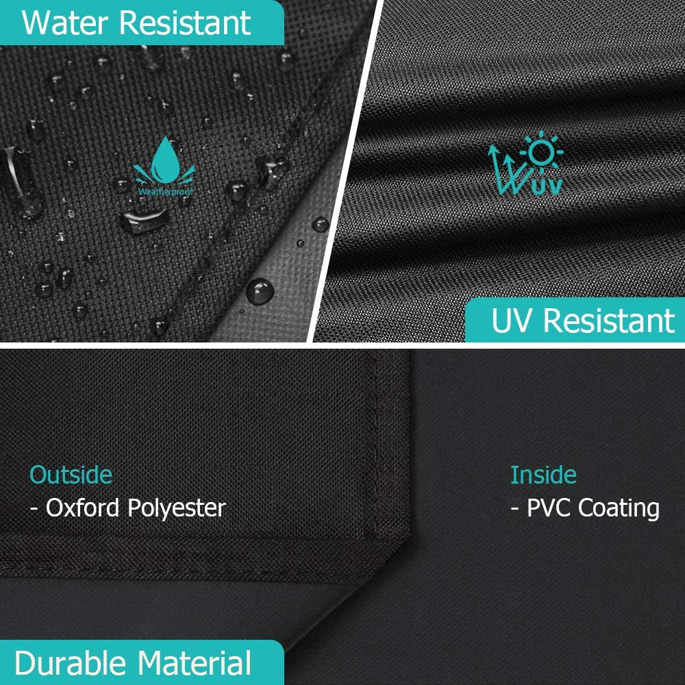 Grill Cover for Oklahoma Joe'S Longhorn Combo Charcoal Gas Smoker & Grill Cover Heavy Duty Waterproof Patio Outdoor Canvas Barbeque BBQ Grill Smoker Cover