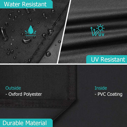 Grill Cover for Oklahoma Joe'S Longhorn Combo Charcoal Gas Smoker & Grill Cover Heavy Duty Waterproof Patio Outdoor Canvas Barbeque BBQ Grill Smoker Cover