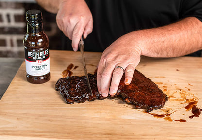 Heath Riles BBQ Sweet Barbecue Sauce, Champion Pitmaster Recipe, Bottle 16 Oz.