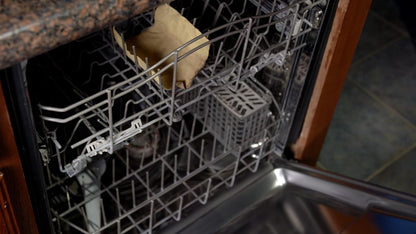 Q-Swiper Steam Clean BBQ Grill Cleaner Set - 1 Grill Brush with Scraper, 2 Heat Resistant Kevlar® Cloths, 1 Tray | Bristle Free | Safe Way to Steam Away Grill Grease & Grime