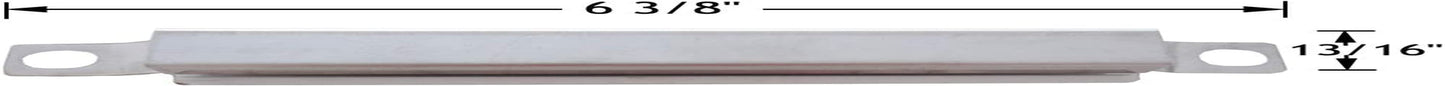 KC624 Stainless Steel Flame Carryover Tube for Charbroil Grill Replacement Parts 463230515, 463230514, 463230513, Gas Grill Crossover Tube Burner Replacement for Kemmore, 6 3/8 Inch, Set of 4