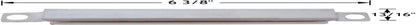 KC624 Stainless Steel Flame Carryover Tube for Charbroil Grill Replacement Parts 463230515, 463230514, 463230513, Gas Grill Crossover Tube Burner Replacement for Kemmore, 6 3/8 Inch, Set of 4
