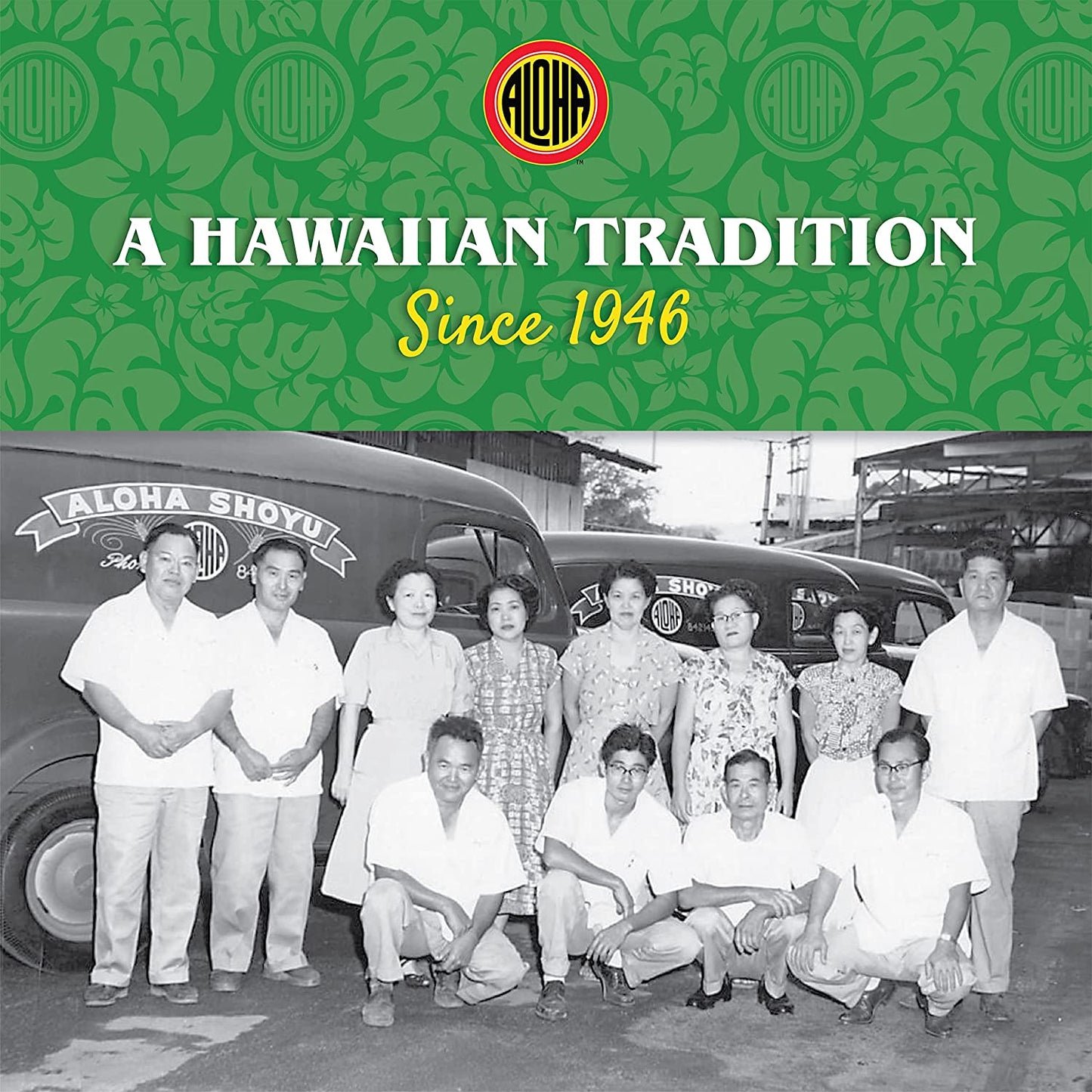 Aloha Shoyu Soy Sauce, Lower Salt - Hawaiian Soy Sauce with Smooth, Balanced Flavor - Authentic Soy Sauce for Cooking, Marinades, and Dips - Premium Shoyu Soy Sauce Made in Hawaii - 12 Oz
