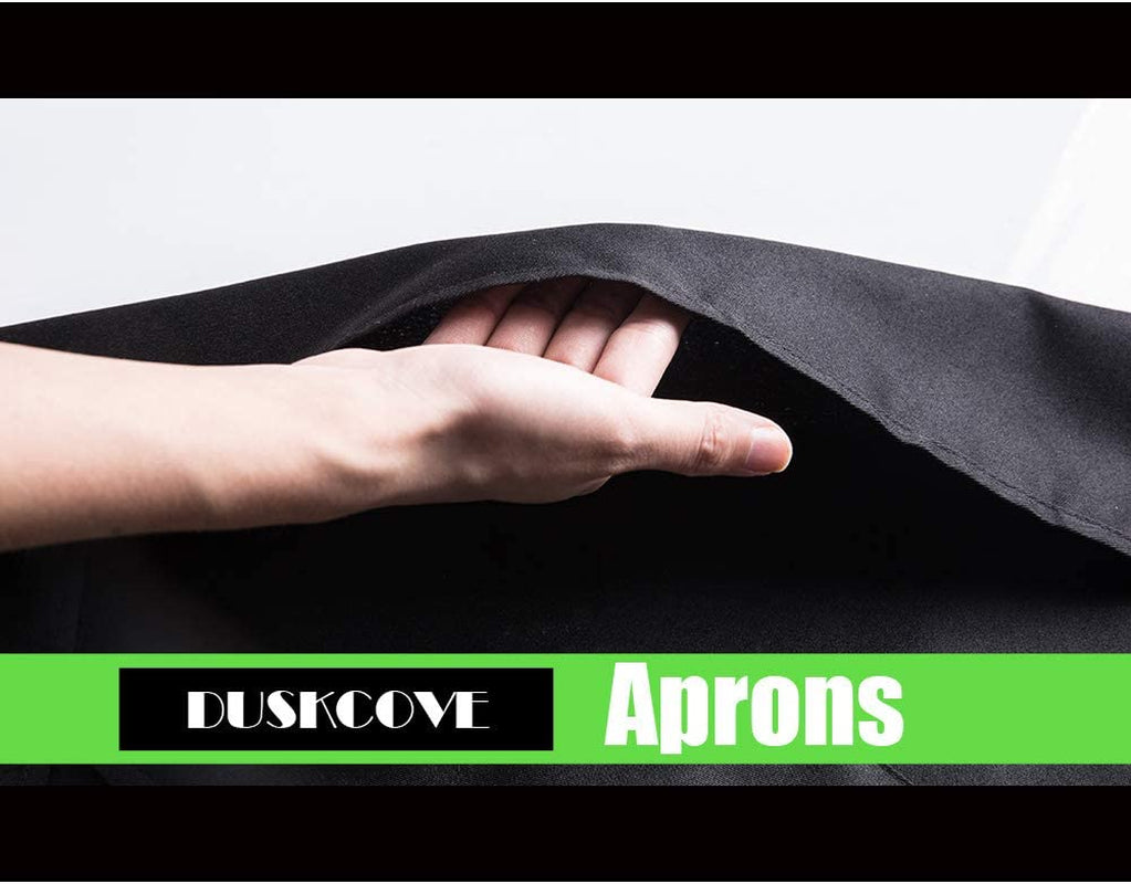 8 PCS Plain Bib Aprons Bulk - Mixed Color Commercial Apron with 2 Pockets for Kitchen Cooking Restaurant BBQ Painting Crafting