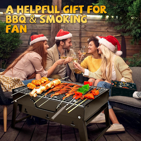 Image of Grilling Gifts for Men Smoker Accessories - BBQ Sauce Pot and Basting Brush Set Cool Kitchen Gadgets, Unique Christmas Stocking Stuffer Gifts for Dad Father Son Grandfather Women Fun Cooking Supplies