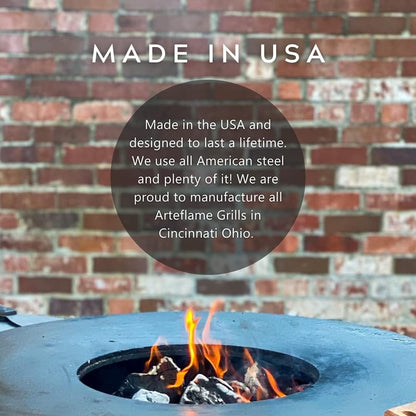 Classic 40" Grill with a Low Euro Base Home Chef Max Bundle with 10 Grilling Accessories.