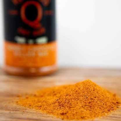 Kosmos Q Honey Chipotle Killer Bee BBQ Rub | Sweet & Spicy Blend | Great on Brisket, Steak, Chicken, Ribs & Pork | Best Barbecue Rub | Meat Seasoning & Spice Dry Rub | 12 Oz Shaker