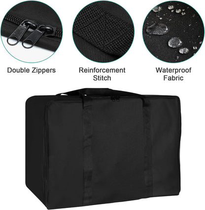 Adjustable Universal Griddle Stand for Blackstone 17"/22" Table Top Griddle, Multifunctional BBQ Stand with Double -Shelf Outdoor Worktable and Carry Bag for Outdoor Camping Cooking.