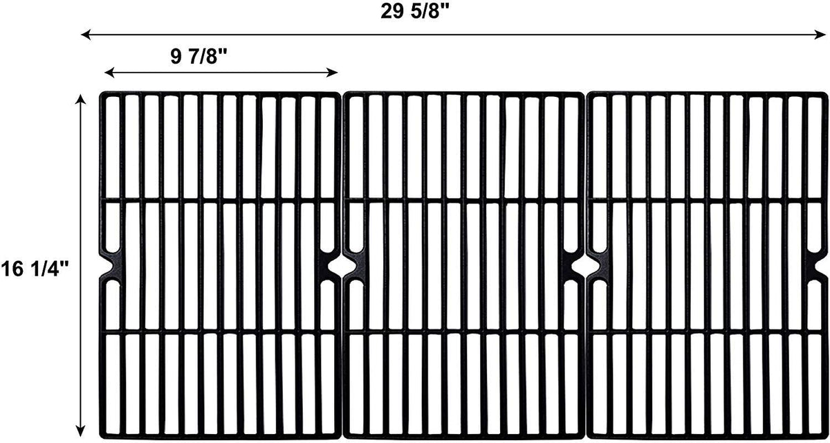 Grill Grates for Dyna Glo DGF510SBP Replacement Parts DGB515SDP DGB515SDP-D DGF510SSP 70-01-293, Backyard BY13-101-001-13 Grates, BHG Grill Parts BH13-101-099-01 BH14-101-099-01