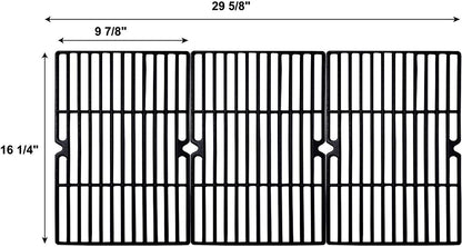 Grill Grates for Dyna Glo DGF510SBP Replacement Parts DGB515SDP DGB515SDP-D DGF510SSP 70-01-293, Backyard BY13-101-001-13 Grates, BHG Grill Parts BH13-101-099-01 BH14-101-099-01