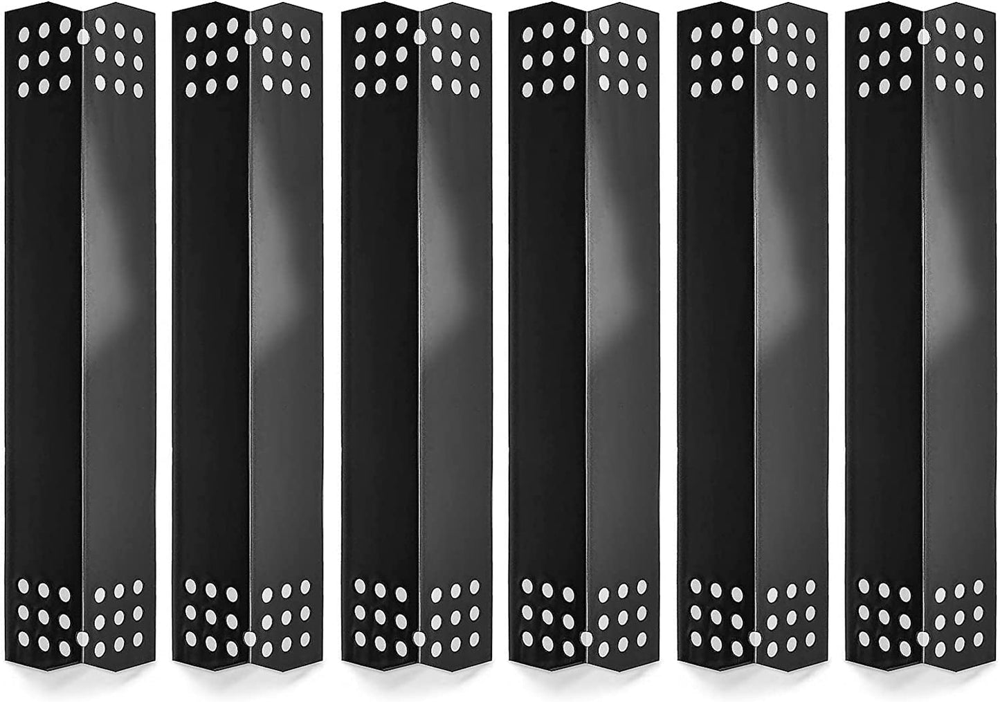 Grill Replacement Parts for Nexgrill 720-0896B 720-0896C 720-0882A 720-0896 720-0925 Grills, 6 Pack Heat Plates Flame Tamers for Nexgrill Deluxe 6 Burner Grills, Grill Master 720 0697 Heat Shields