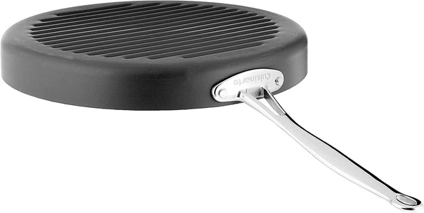 630-30 Chef'S Classic Nonstick Hard-Anodized 12-Inch round Grill Pan,Black