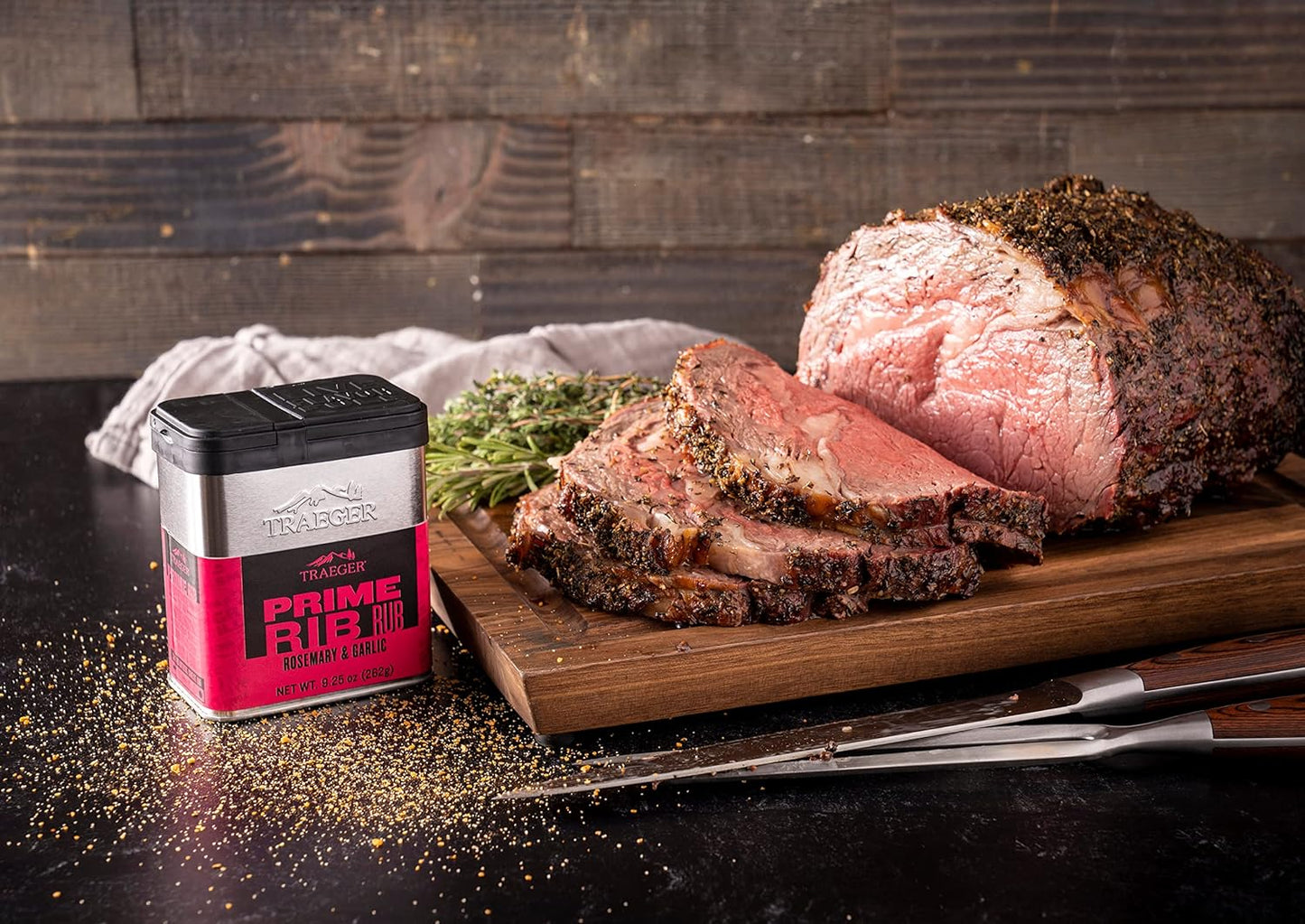 Traeger Grills SPC173 Prime Rib Rub with Rosemary & Garlic 9.25 Ounce (Pack of 1)