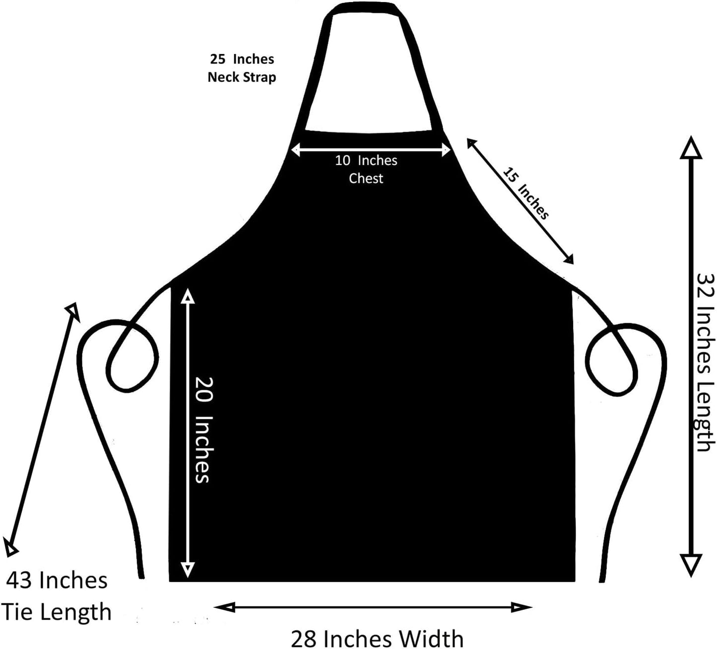 Aprons Unisex Bib Aprons - 100% Polyester Chef Apron with Extra Long Ties – Cooking Apron for Men Women