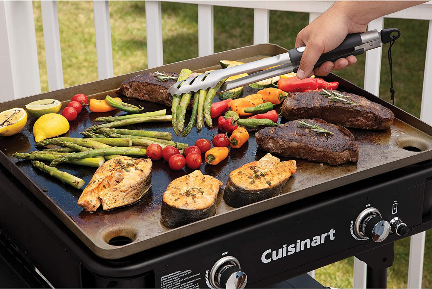 Flat Top Professional Quality Propane CGG-0028 28" Two Burner Gas Griddle