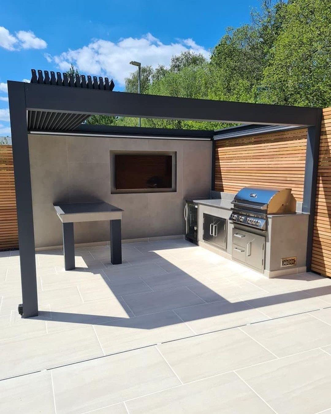 Outdoor Kitchen Double Access Doors,33X22 Inch BBQ Grill Doors,Full 304 Stainless Steel Cabinet ,Silver (CBADD-NEW-S)
