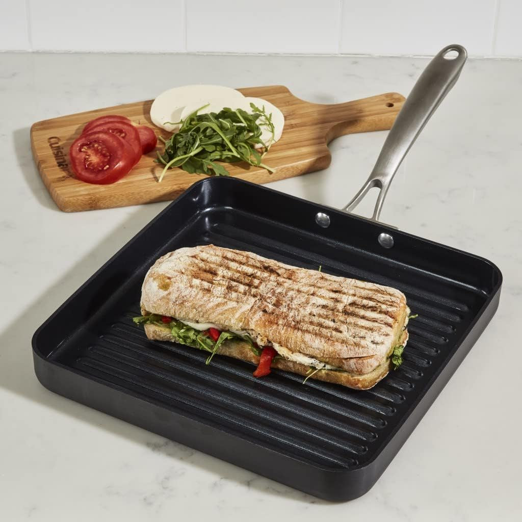 GG30-20 Greengourmet Hard-Anodized Nonstick 11-Inch Square Grill Pan