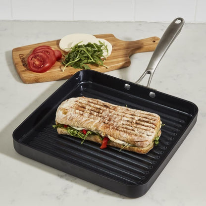 GG30-20 Greengourmet Hard-Anodized Nonstick 11-Inch Square Grill Pan