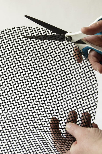 BBQ Grill Mats Non Stick Grill Toppers- Extra Large Cut to Fit - Pizza Oven Screen - Heavy Duty PFOA Free Grill Mesh Set of 2