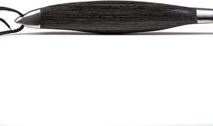 Schmidt Brothers - BBQ Ash 4 Piece Grill Set, Full-Forged Stainless Steel Grilling Utensils Including Spatula, Fork, Basting Brush, and Tongs with All Wood Handles