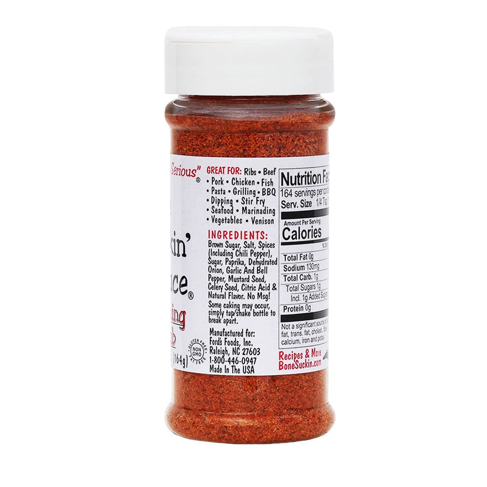 Bone Suckin' Seasoning & Rub 5.8 Ounce (Pack 3)