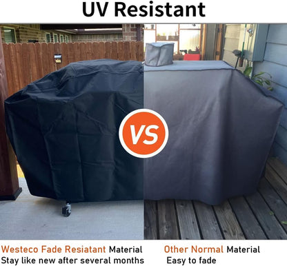 Grill Cover for Pit Boss Memphis Grill Cover Waterproof Smoke Hollow 4-In-1 Gas Charcoal Combo Grill Smoker Cover 73952 Pit Boss 4 in 1 Grill Cover Heavy Duty (PB 73952)
