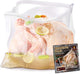 Turkey Brining Bag, 26"×22", 2 Pack, Extra Large Brine Bag with 2 Strings and 2 Larger Clips, Thickened Brining Bag Holds up to 35 Pounds, Double Zippers Seal Brine Bags for Turkey, Chicken, Beef,Pork