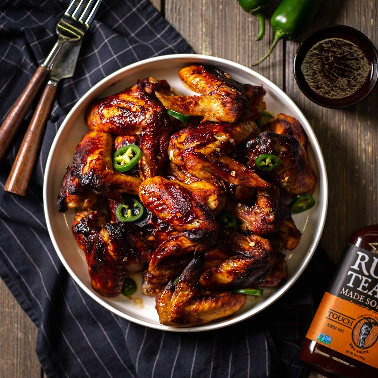 Rufus Teague - Saucin' & Rubbin' Kit - 2 Premium BBQ Sauces & 2 Dry Rubs
