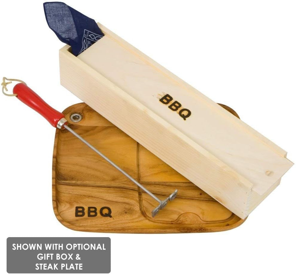 Circle P Branding Iron for Steak, Buns, Wood & Leather