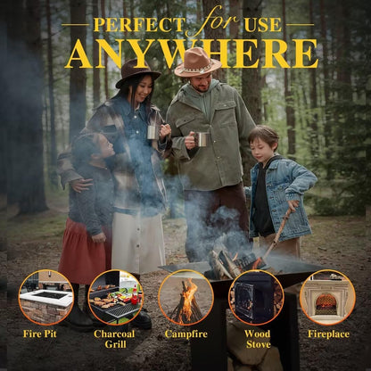 Fire Pit Starters for Solo Stove Mesa, 60 Count Fireplace Starter Great Accessories Tool for Grilling Camping Cooking Campfires and BBQ Light Fire Wood Charcoal and Sticks