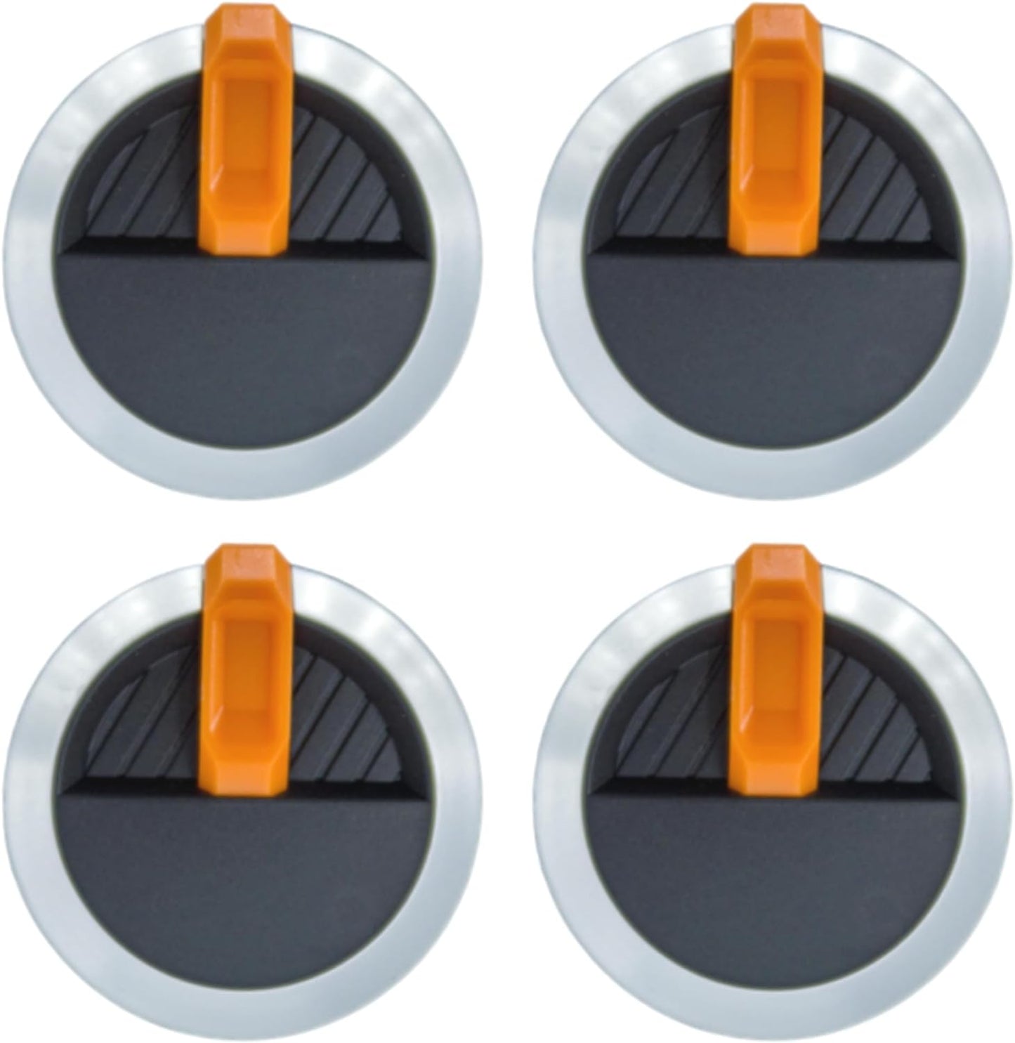 Gas Griddle Orange Knob Replacement for Blackstone Griddle Walmart Knobs,4-Pack