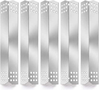 Replacement Parts for Nexgrill 720-0882A 720-0896 720-0830H 720-0783E, Grill Master 720-0697 720-0737, Set of 5 Stainless Steel Flame Tamer Parts for Nexgrill 720-0882A 5 Burner Grill